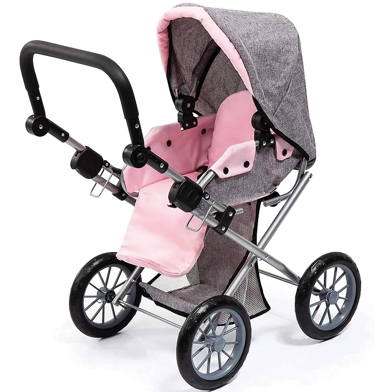 Bambolina Orlando Modern Doll Pram with Handbag
