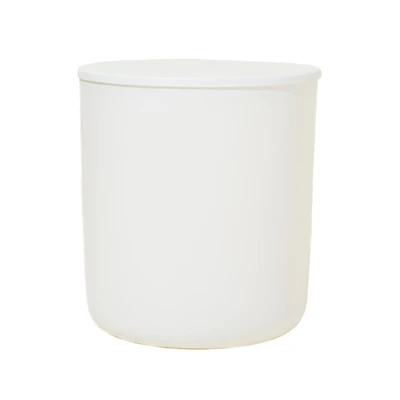 makesy 8oz. Matte White Aura Vessel + Lid, 12ct.