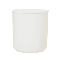 makesy 8oz. Matte White Aura Vessel + Lid, 12ct.