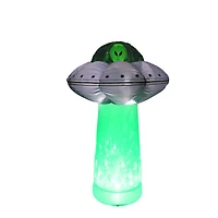 7ft. Inflatable Alien UFO with Inferno Tractor Beam