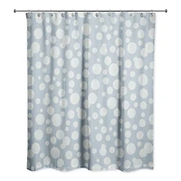 74" Bubbles All Over Shower Curtain