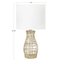 Hello Honey® Rattan Table Lamp