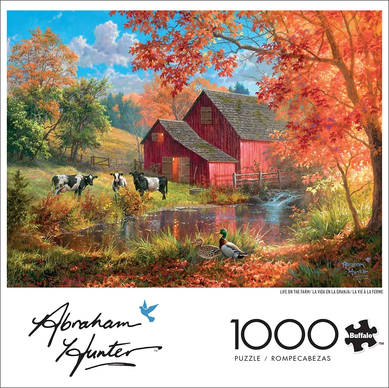 Assorted Abraham Hunter 1,000 Piece Jigsaw Puzzle, 1pc.