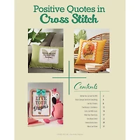 Leisure Arts® Positive Quotes in Cross Stitch Book
