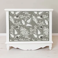 NuWallpaper Gray Foliage Peel & Stick Wallpaper