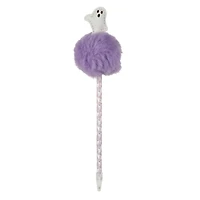 8" Purple Ghost Pom Pom Pen by Creatology™