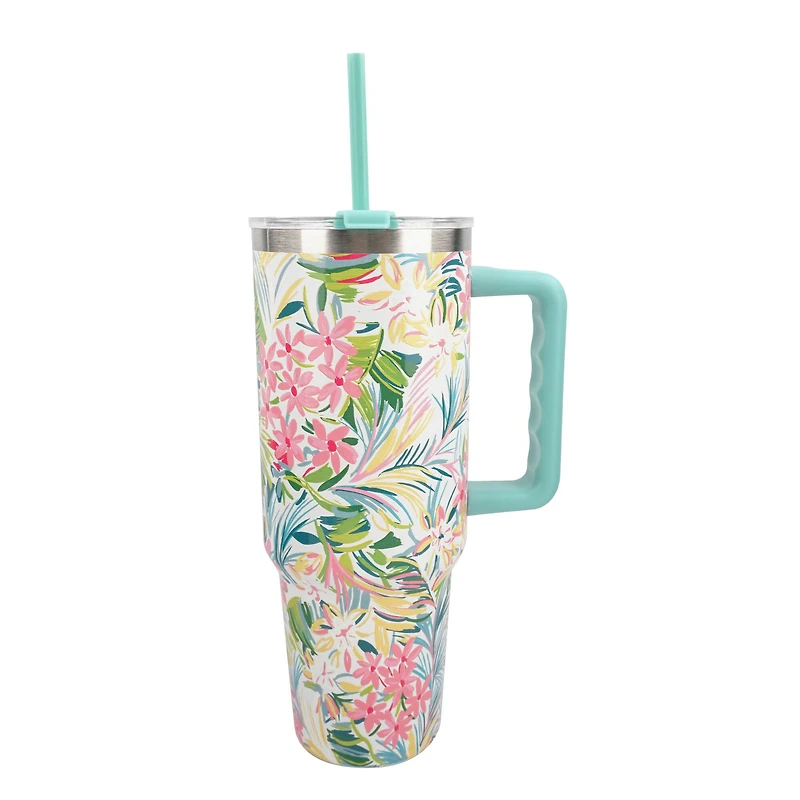 40oz. Tropical Toss Stainless Steel Insulated Tumbler by Celebrate It™