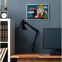 Stupell Industries True Romance Comic Retro Canvas Wall Art