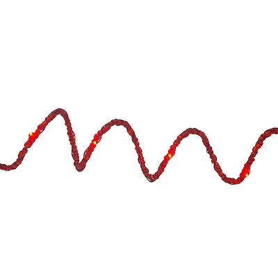 27ct. Red LED Beaded String Lights on Red Wire by Ashland®