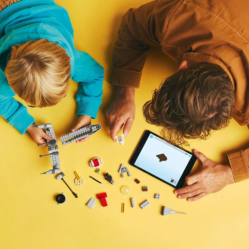 LEGO® Star Wars™ Mando and Grogu’s N-1 Starfighter™ Building Toy 75410