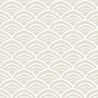 RoomMates Coastal Scallop Peel & Stick Wallpaper