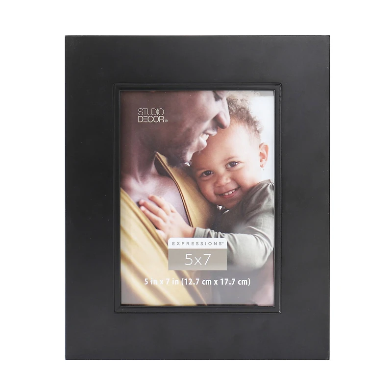 Expressions™ 5" x 7" Black Wide Frame by Studio Décor®
