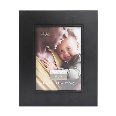 Expressions™ 5" x 7" Black Wide Frame by Studio Décor®