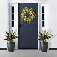 Glitzhome® 17" Eco-Friendly Oversized Faux Ceramic Tall Bowl Planters