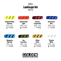 Golden® OPEN Slow-Drying Acrylics Landscape Set