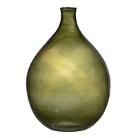 Hello Honey® 12" Green Glass Bud Vase
