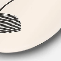 Designart - Tropical Palm Leaf & Abstract Geometry Shapes III