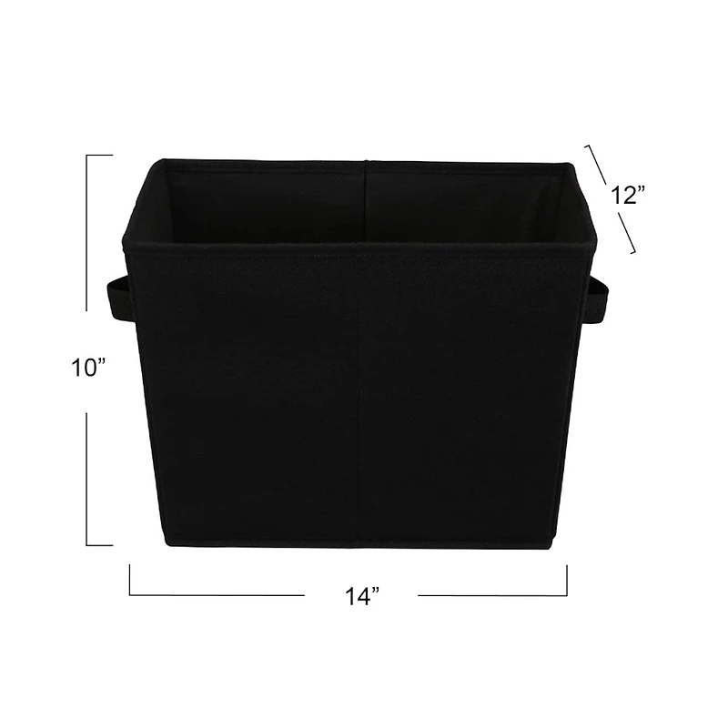 Household Essentials Tapered Fabric Storage Bins