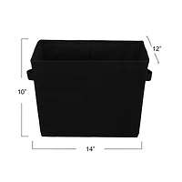 Household Essentials Tapered Fabric Storage Bins