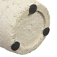 Hello Honey® 17'' Boxwood Cone Topiary in White Clay Pot