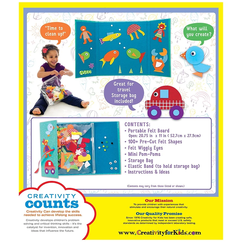 Creativity for Kids® Fun Felt Shapes