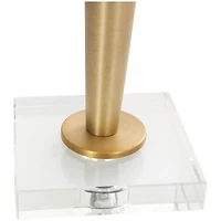 2ft. Gold Metal Inverted Cone Shaped Accent Lamp