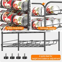 NEX™ 31" Black Freestanding 5-Tier Water Bottle Organizer