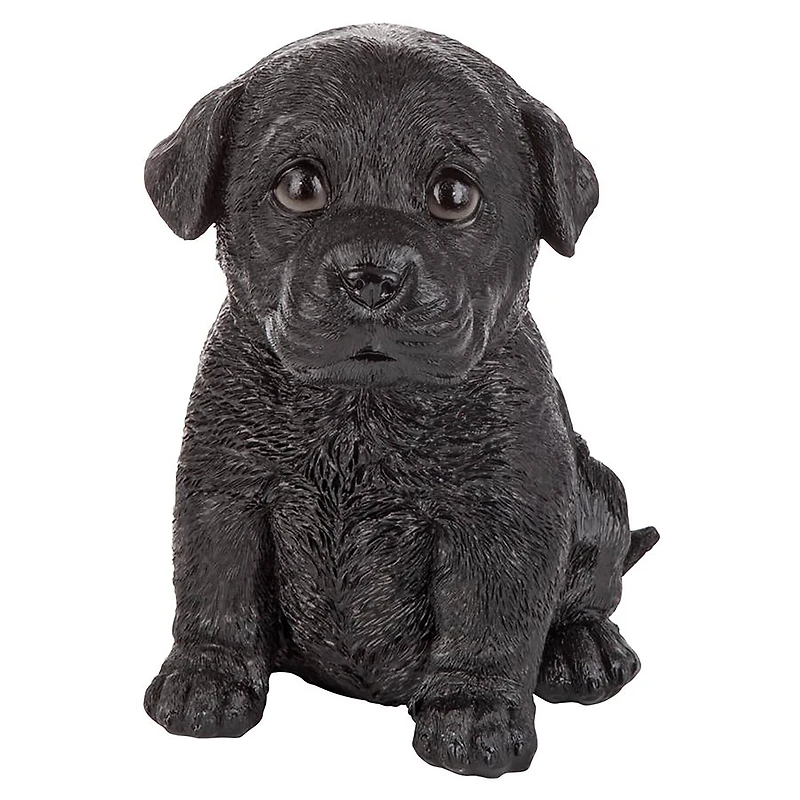 Design Toscano 6" Black Lab Puppy Partner Collectible Dog Statue