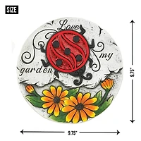 Sunflower Lady Bug Garden Stepping Stone