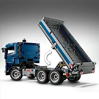 LEGO® Technic™ Tipping Dump Truck Toy, Blue Construction Vehicle Set 42203