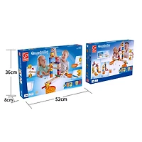Hape Quadrilla Wooden Music Motion Marble Run Construction Set