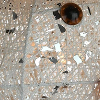 60" Crystal Snowman Decoration, Warm White LED Lights