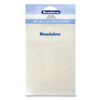 Beadalon® Clear Tacky Bead Mat, 7.08" x 4.72" x 0.1"