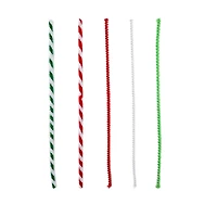 Striped & Coiled Chenille Stems by Creatology™