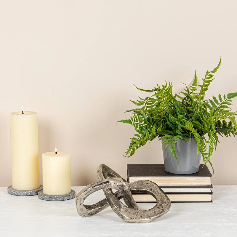 Hello Honey® 9" Cast Metal Knot Figurine