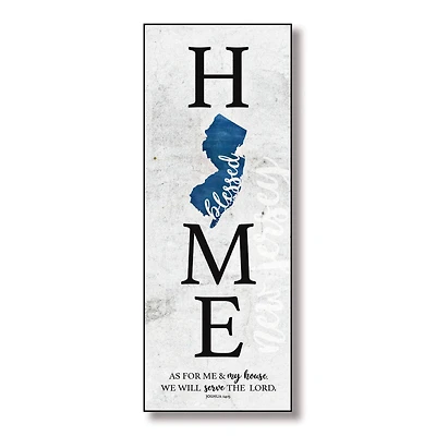Blessed New Jersey Home Wall Plaque