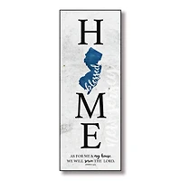 Blessed New Jersey Home Wall Plaque
