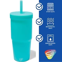 Silipint® 32oz. Silicone Tumbler with Straw