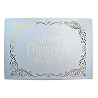 Large Snowflake Merry Christmas Decorative Box by Ashland®