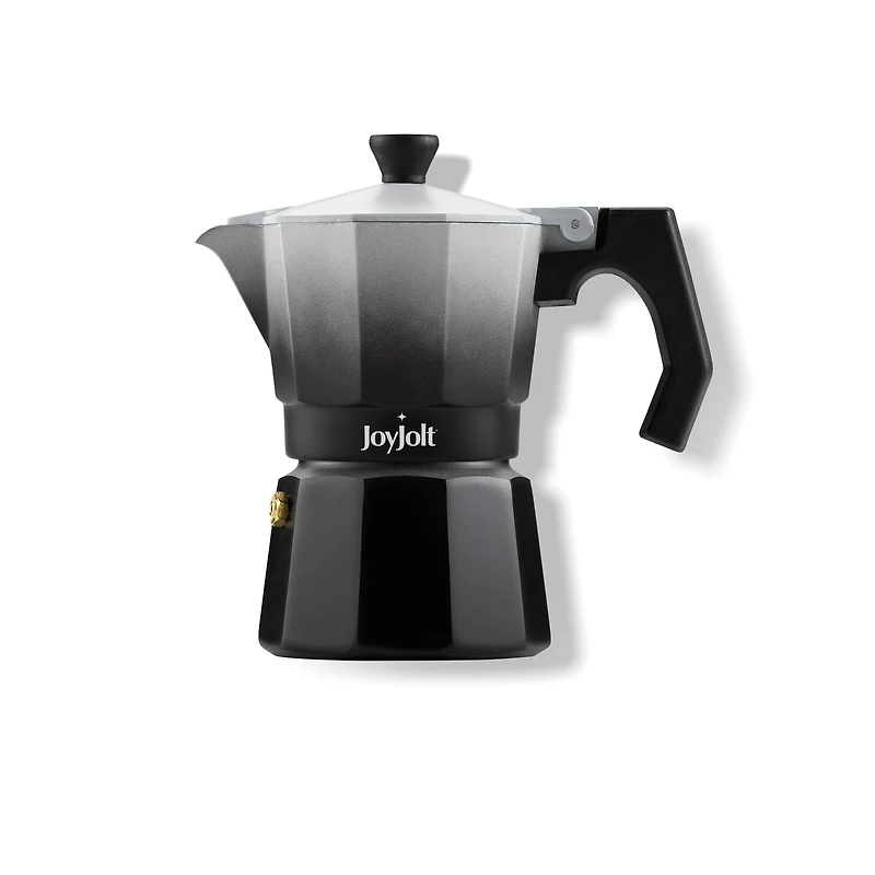 JoyJolt® Italian Moka Pot Cup Stovetop Aluminum Espresso Maker