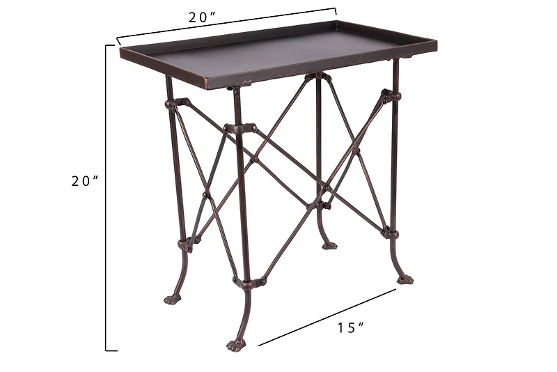Hello Honey® 20" Metal Rectangle Accent Table