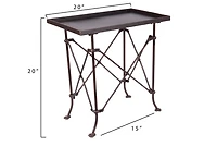 Hello Honey® 20" Metal Rectangle Accent Table