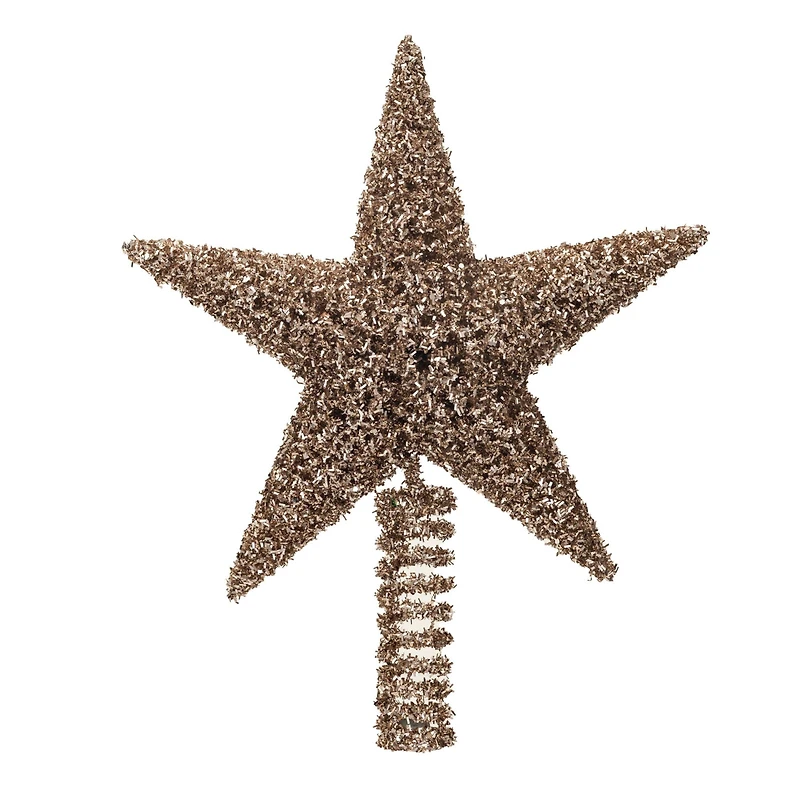 Hello Honey® 12" Gold Plastic & Metal Star Tree Topper