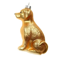 4.25" Gold Dog Glass Ornament by Ashland®