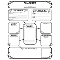 Scholastic® All-About-Me Web Graphic Organizer Poster, Grades 3-6, 30ct.