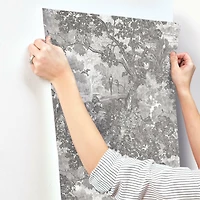 RoomMates Jungle Toile Peel & Stick Wallpaper
