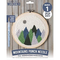 Leisure Arts® Mountains Weekend Punch Needle Kit