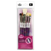 Royal & Langnickel® Soft-Grip 5 Piece Brush Set