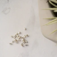 2mm Sterling Silver Crimp Tubes Findings, 25ct. by Bead Landing™