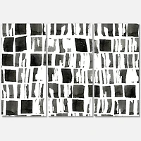 Designart - Abstract Monochrome Bricks